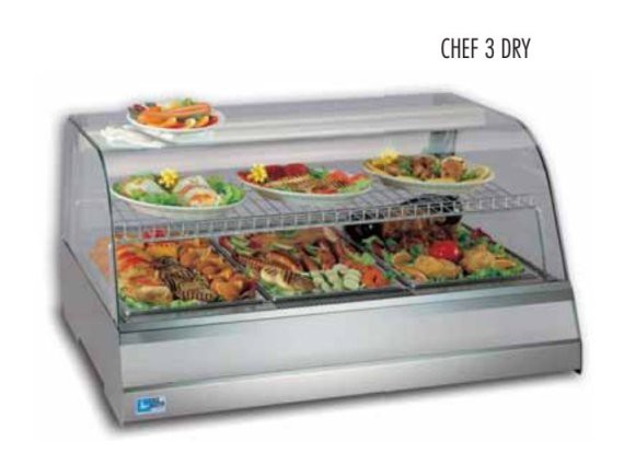 Vetrina riscaldata Chef Dry 3.